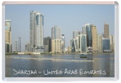 Sharjah - UAE - Jumbo Fridge Magnet Souvenir Gift Present N1