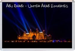 Abu Dhabi - Dubai - UAE - Jumbo Fridge Magnet Souvenir Gift Present S1