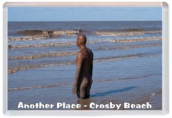 Another Place - Crosby Beach - Merseyside - Jumbo Fridge Magnet Souvenir Gift Present O2