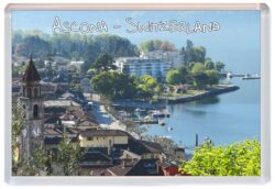 Ascona - Switzerland - Jumbo Fridge Magnet Souvenir Gift S1