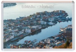 Bergen - Norway - Jumbo Fridge Magnet Souvenir Gift Present N3