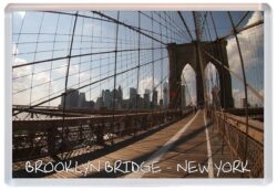 Brooklyn Bridge - New York - USA - Jumbo Fridge Magnet Souvenir Gift Present K1
