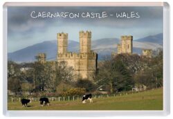 Caernarfon Castle - Wales - Jumbo Fridge Magnet Souvenir Gift Present K1