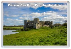 Carew Castle - Pembrokeshire - Wales - Jumbo Fridge Magnet Souvenir Gift Present T1