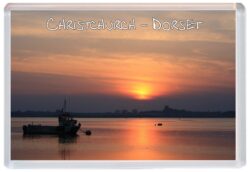 Christchurch - Dorset - Jumbo Fridge Magnet Souvenir Gift Present S1