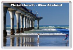 Christchurch - New Zealand - Jumbo Fridge Magnet Souvenir Gift Present T2