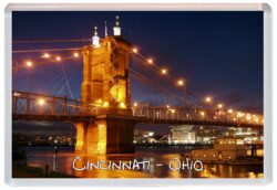 Cincinnati - Ohio - USA - Jumbo Fridge Magnet Souvenir Gift Present S1