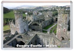Conwy Castle - Wales - Jumbo Fridge Magnet Souvenir Gift Present T1