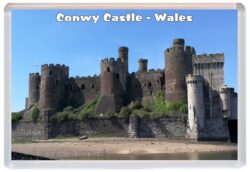 Conwy Castle - Wales - Jumbo Fridge Magnet Souvenir Gift Present T2