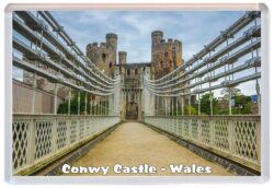 Conwy Castle - Wales - Jumbo Fridge Magnet Souvenir Gift Present T3