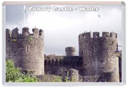 Conwy Castle - Wales - Jumbo Fridge Magnet Souvenir Gift Present T4