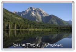 Grand Tetons - Wyoming - USA - Jumbo Fridge Magnet Souvenir Gift Present S1