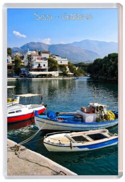 Sissi - Greece - Jumbo Fridge Magnet Souvenir Gift Present N1