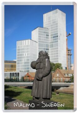 Malmo - Sweden - Jumbo Fridge Magnet Souvenir Gift S3