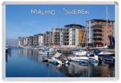 Malmo - Sweden - Jumbo Fridge Magnet Souvenir Gift S4