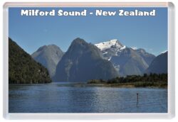 Milford Sound - New Zealand - Jumbo Fridge Magnet Souvenir Gift Present T5