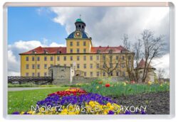 Moritz Castle - Saxony - Germany - Jumbo Fridge Magnet/Magnets Souvenir Gift Present N1