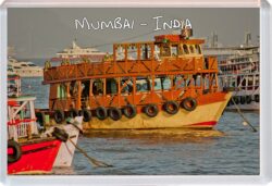 Mumbai - India - Jumbo Fridge Magnet Souvenir Gift Present J4