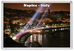 Naples - Italy - Jumbo Fridge Magnet Souvenir Gift Present T6