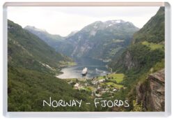 Norway Fjords - Jumbo Fridge Magnet Souvenir Gift Present S3