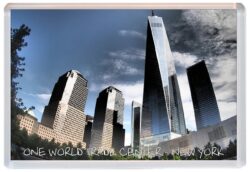 One World Trade Center - USA - Jumbo Fridge Magnet Souvenir Gift Present K4