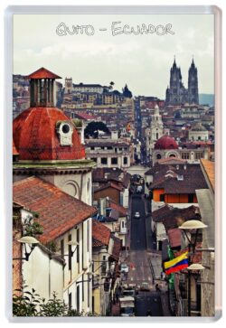 Quito - Ecuador - Jumbo Fridge Magnet Souvenir Gift Present M2