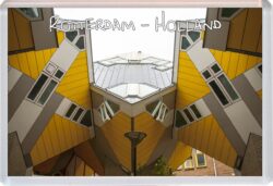 Rotterdam - Holland - Jumbo Fridge Magnet Souvenir Gift Present S5