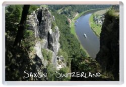 Saxon - Switzerland - Jumbo Fridge Magnet Souvenir Gift S1