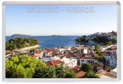 Skiathos - Greece - Jumbo Fridge Magnet Souvenir Gift Present K3