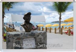 Philsburg - St Maarten - Caribbean - Jumbo Fridge Magnet Souvenir Gift Present S1