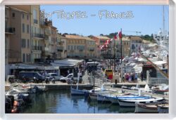 St Tropez - France - Jumbo Fridge Magnet Souvenir Gift Present S1