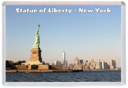 Statue of Liberty - New York - USA - Jumbo Fridge Magnet Souvenir Gift Present O3