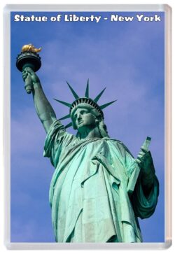 Statue of Liberty - New York - USA - Jumbo Fridge Magnet Souvenir Gift Present O5