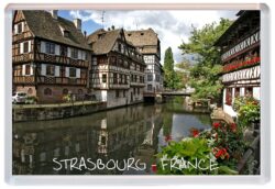 Strasbourg - France - Jumbo Fridge Magnet Souvenir Gift Present K1