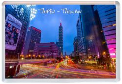 Taipei - Taiwan - Jumbo Fridge Magnet Souvenir Gift Present N1
