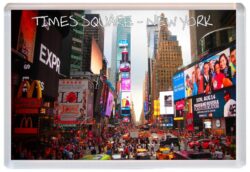 Times Square - New York - USA - Jumbo Fridge Magnet Souvenir Gift Present K2