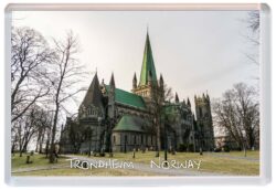 Trondheim - Norway - Jumbo Fridge Magnet Souvenir Gift Present N1