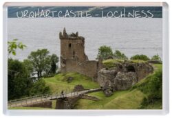 Urqhart Castle - Loch Ness - Scotland - Jumbo Fridge Magnet Souvenir Gift Present K1