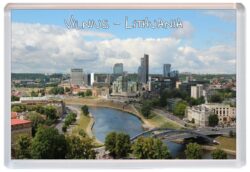 Vilnius - Lithuania - Jumbo Fridge Magnet Souvenir Gift Present S3