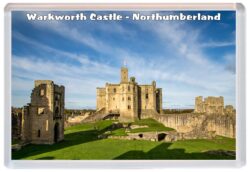 Warkworth Castle - Northumberland - Jumbo Fridge Magnet Souvenir Gift Present T1