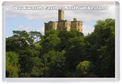 Warkworth Castle - Northumberland - Jumbo Fridge Magnet Souvenir Gift Present T4