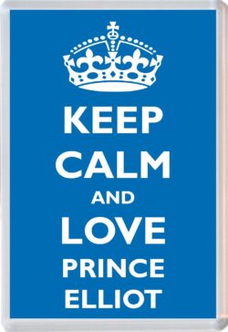 Keep Calm and Prince Elliot - Jumbo Fridge Magnet Souvenir Boy/Boys Name Present