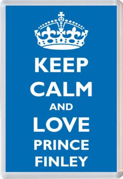 Keep Calm and Prince Finley - Jumbo Fridge Magnet Souvenir Boy/Boys Name Present
