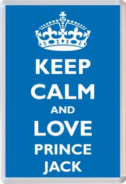 Keep Calm and Prince Jack - Jumbo Fridge Magnet Souvenir Boy/Boys Name Present