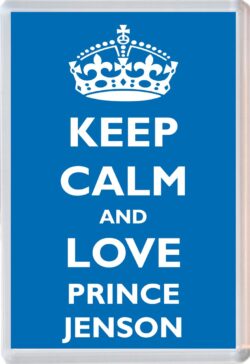 Keep Calm and Prince Jenson - Jumbo Fridge Magnet Souvenir Boy/Boys Name Present