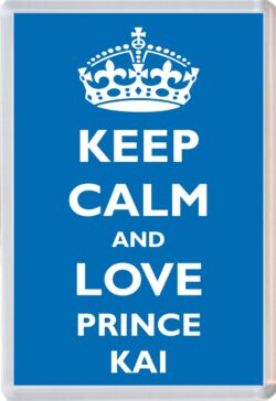 Keep Calm and Prince Kai - Jumbo Fridge Magnet Souvenir Boy/Boys Name Present