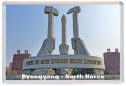 Pyongyang - North Korea - Jumbo Fridge Magnet Souvenir Gift Present S2