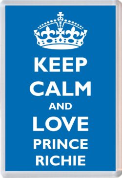 Keep Calm and Prince Richie - Jumbo Fridge Magnet Souvenir Boy/Boys Name Present