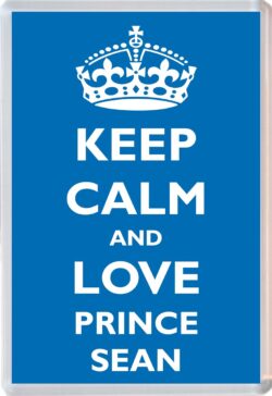 Keep Calm and Prince Sean - Jumbo Fridge Magnet Souvenir Boy/Boys Name Present