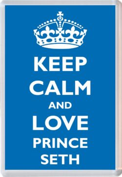 Keep Calm and Prince Seth - Jumbo Fridge Magnet Souvenir Boy/Boys Name Present